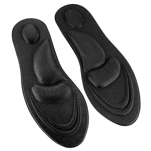 Ortotiska innersula Flat Feet Arch Support Memory Foam Insole Shoe Pad Comfort Black for Men