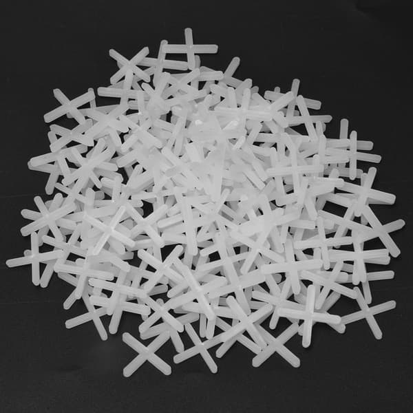 Keramisk flisavstandsstykke Plast Kryss Nivelleringssystem 2000 stk 2mm 2.5mm