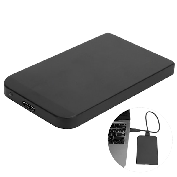 Lagerenhed Harddisk USB3.0 HDD 2,5 tommer til stationær computer bærbar computer Forbrugsvarer Sort 250G