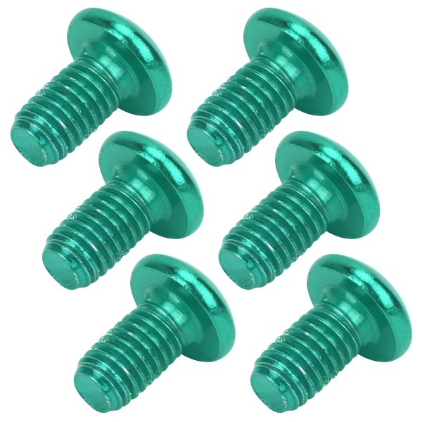 M5x10mm Mountain Bike Brake Disc Titanium Steel Screw Bicycle Universal T25 Head BoltsGreen