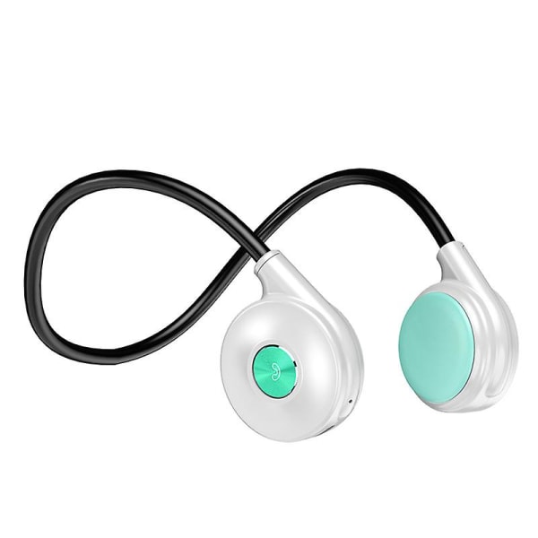 Bone Conduction Bluetooth-øretelefoner - Sport Earhook Design Green 9.5*9.5*2.5cm