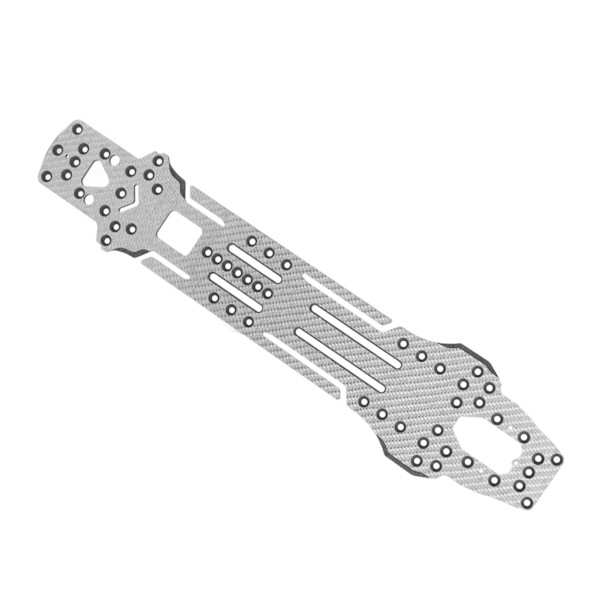 RC Chassis Batterifeste Sett Forbedre Ytelse Karbonfiber RC-tilbehør for 3 Racing D5V2 1: 10 Driftbil Sølv SSG