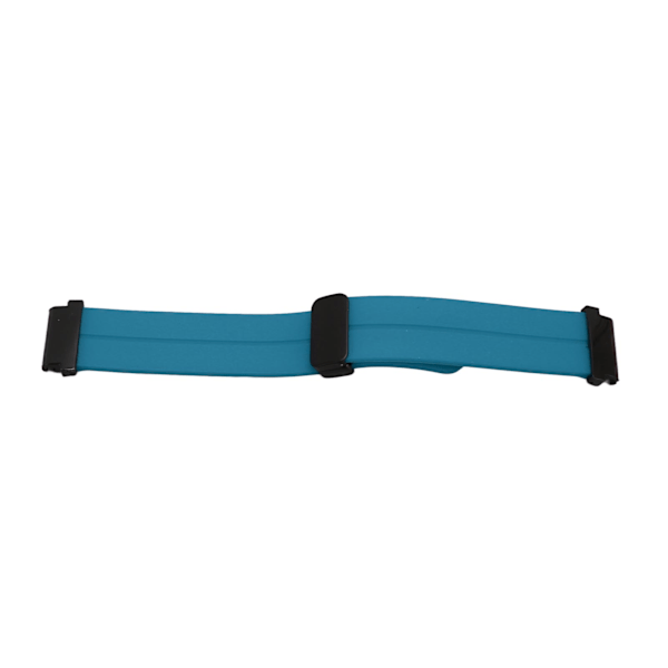 Klockband Vikbart magnetiskt spänne Klocka Bytesrem Silikon Sportarmband för Fenix ​​7S/6S/5S 0.79in Cyan