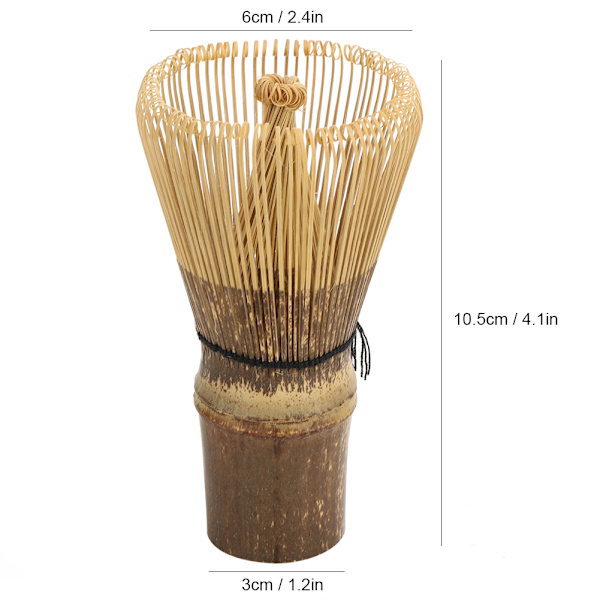 Bambu japansk stil Matcha-tevispborste Tetillbehör för Matcha-tetillverkningBambu 100 stift