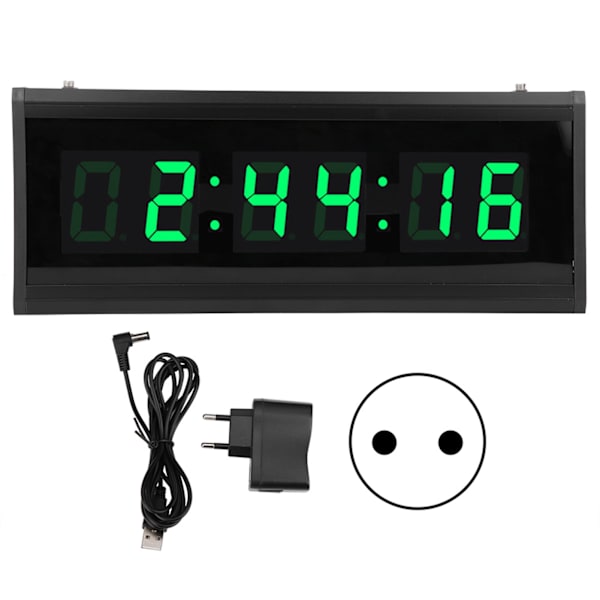 Moderne LED digital vægur med evighedskalender til hjemmet indretning i soveværelset 100-240V