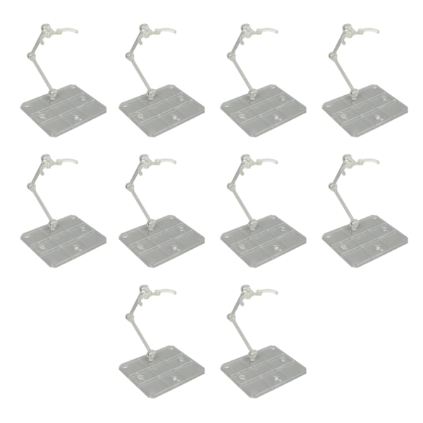 10 sæt Action Figur Stativ Transparent Akryl Anime Figur Display Stativ Støtte Holder Base