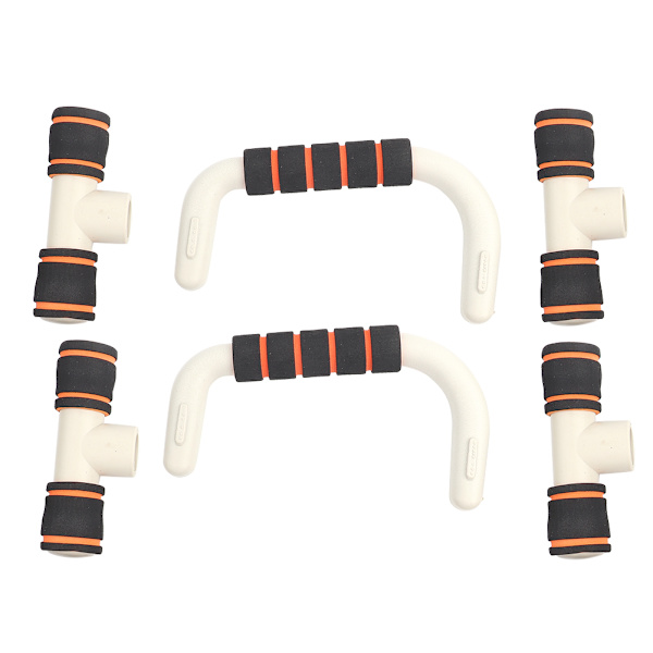 2 kpl Oranssit H-muotoiset Push Up -telineet, Tarttuma Push Up -tuki, Kotikuntosalilaitteet, Sisäurheiluvälineet