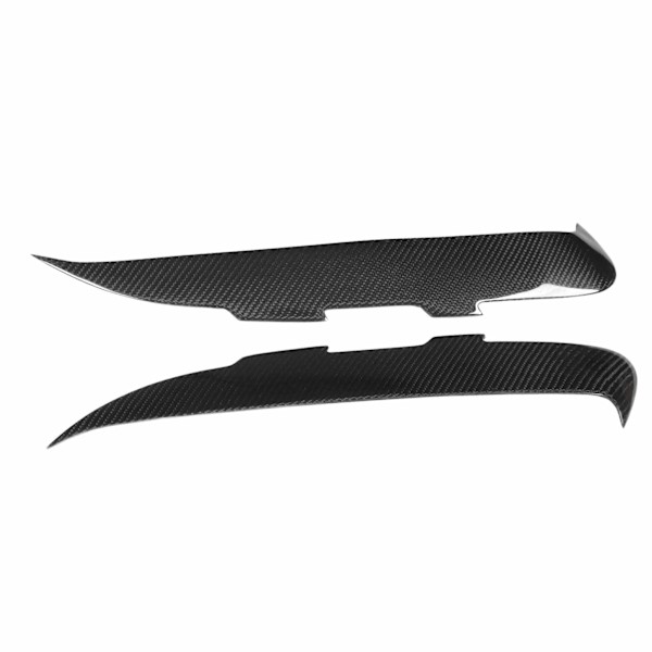 1 Par Forlykter Øyelokk Karbonfiber Forlykt Øyenbryn Deksel Erstatning for Mazda MX‑5 NC2 2009 til 2012