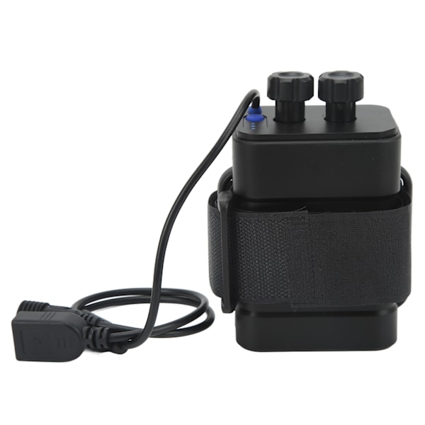Batteriladningsboks ABS Vandafvisende 8,4V til 6 stk 18650 Lithium Batterier USB DC To porte med kabel til udendørsrejser og camping