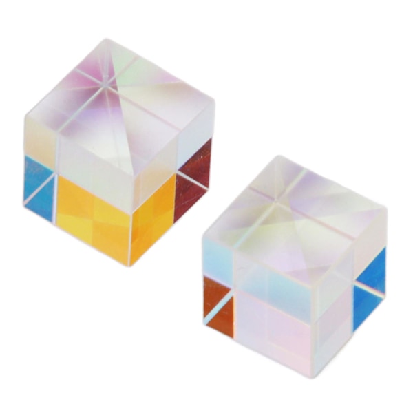 2st Optiskt Glas Prisma Mini Fantastisk Refraktion Utjämning Pedagogisk RGB Dispersionsprisma för Undervisning Fotografering