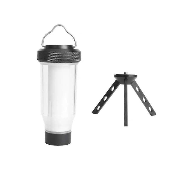 Utendørs campinglamper Retro LED bærbare minicampinglamper Superlysende dekorative lamper whiteBlack