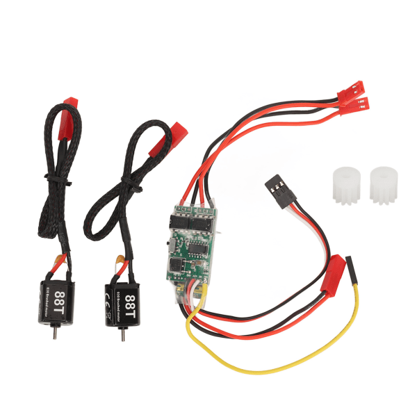 10A Borstad ESC Effektiv dobbelt dobbeltrettet 88T elektrisk hastighedsregulator til RC modelbåd tank