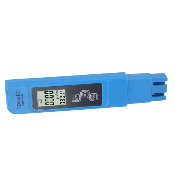 3-i-1 vattenkvalitetstestare Bärbar TDS EC temperaturmätare med HD LED DisplayBlue