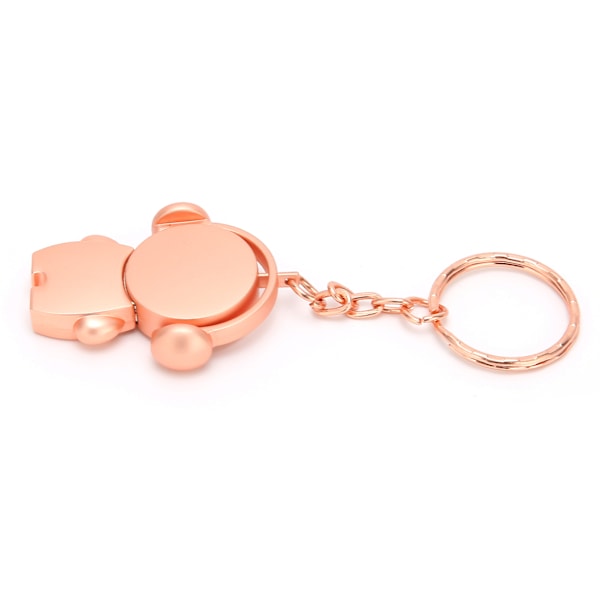 U Disk Tecknad Bil USB 2.0 Flash Drive Höghastighetsöverföring Lagringsenhet Roséguld (64GB)