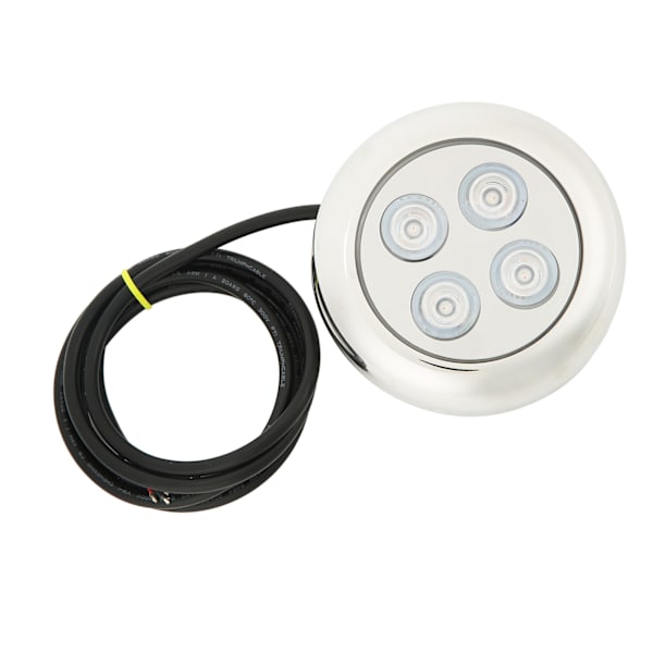 Marint undervandslys 60° vinkel IP68 Vandafvisende søvand interiør Kuppelbelysning Swimmingpool lampe RGB 11,5W