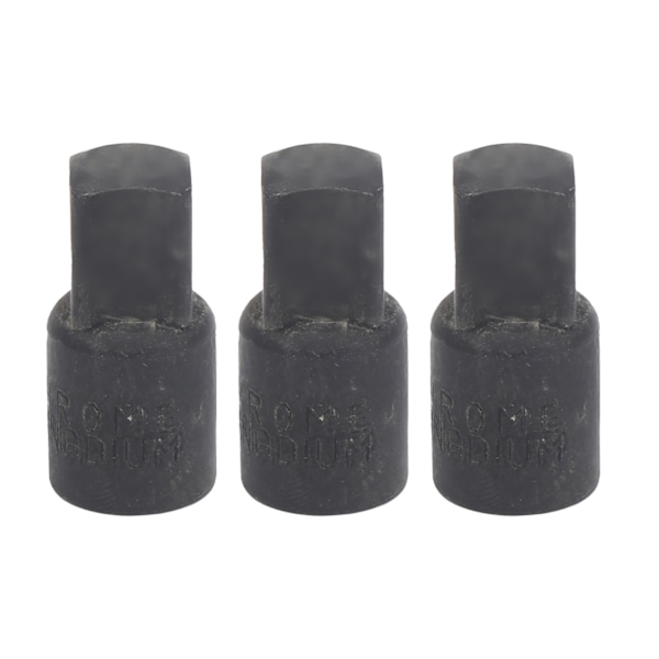 3 kpl Hylsadapter 3/8 - 1/2 Kiintoavaimennuolen Muunnin High Carbon Steel Conversion Tool