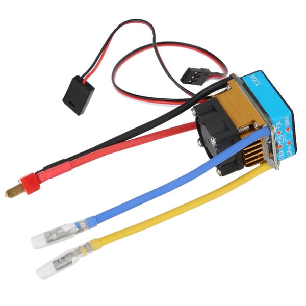 320A vanntett BEC elektronisk hastighetskontroll ESC med vifte for 1/10 RC bilbåt