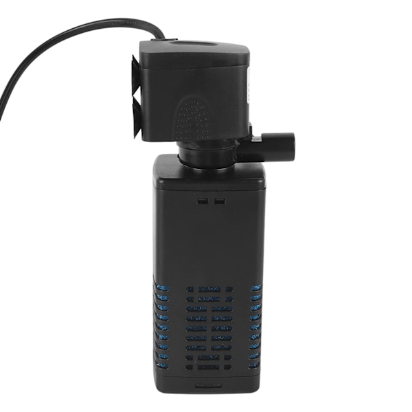 Akvarium nedsenkbar pumpe multifunksjonell effektiv 3 i 1 oksygenering fiskekar filterpumpe EU-kontakt 220‑240V