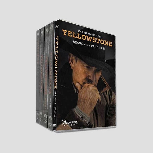 YELLOWSTONE Den komplette serie Sæson 1-5 Engelsk version Box Set Ny