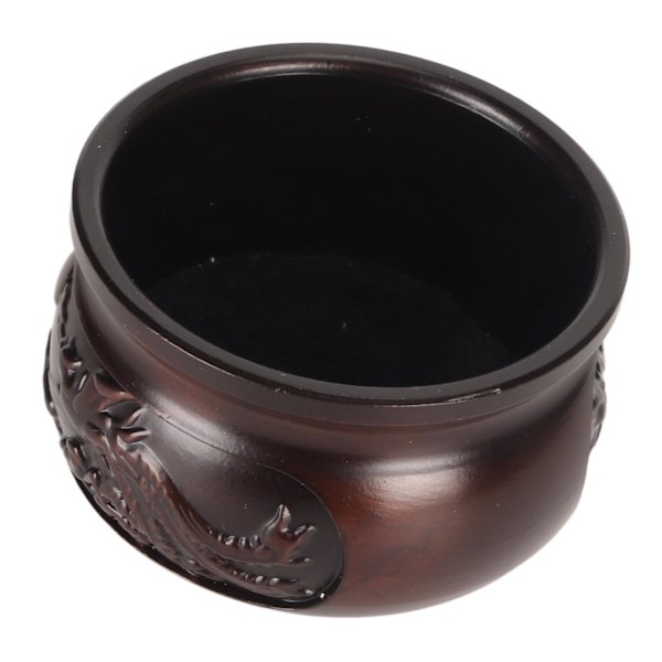 Messing Røgelsesbrænder Rustfri Dekorativ Metal Røgelsesbrænderholder med Røgelsespindeholder Base Lilla Bronze