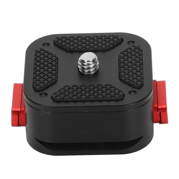 Mini quick release plade 1/4 skruehulsholder Kamera quick release plade til kameramonitorer stativer mikrofoner