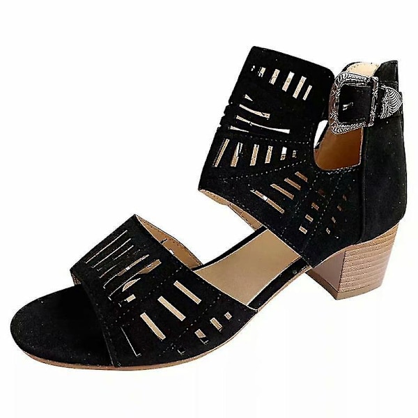 Sorte Rhinestone Peep Toe Høj Hæl Ankelstøvler til Kvinder, Stor Størrelse, Moderigtig og Holdbar