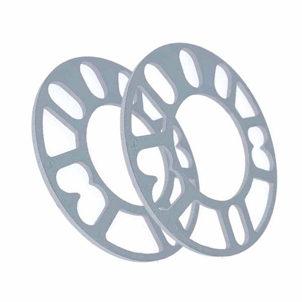 2st 8 mm tjocklek Hjulnav Spacer Fläns Nav Centric ET Packning Aluminiumlegering Universal för bilar