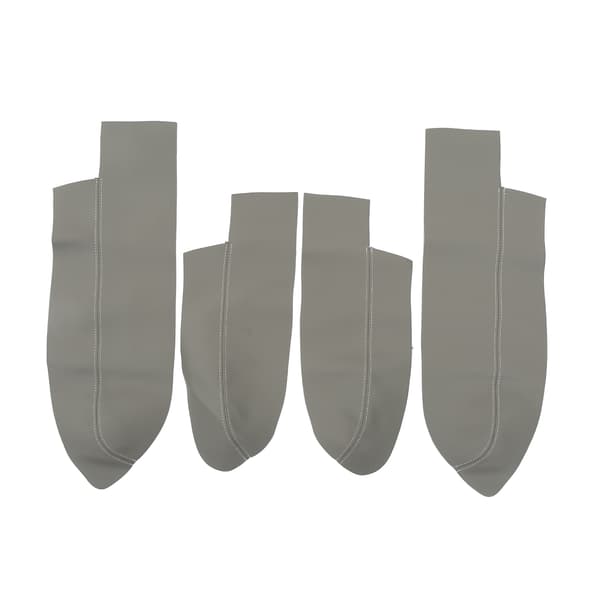 4 stk/sett Dørpanel Armlenes Deksel Mikrofiber Lær Erstatning for CRV 2007‑2011 Grå
