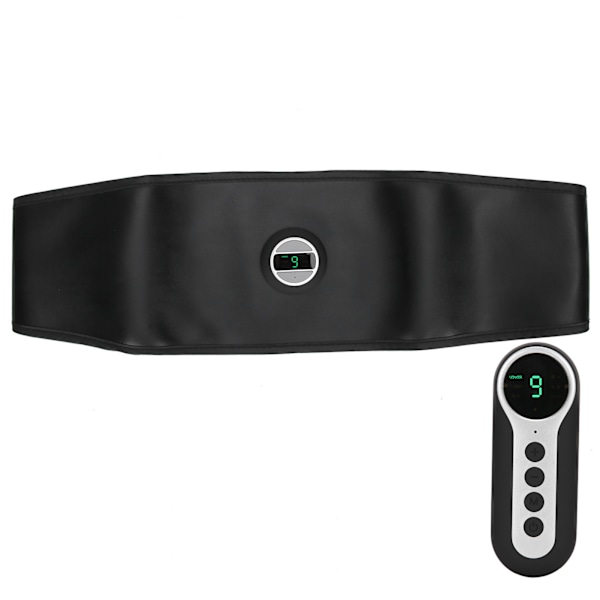 Smart mavemuskeltræner TENS PU Læder Slimming Belt Genopladelig midjetrimmer