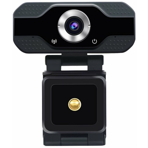 USB datorkamera med 1080P HD-webbkamera med mikrofon för bärbar datorkamera för spel/videosamtal/inspelning/konferens, modell: svart