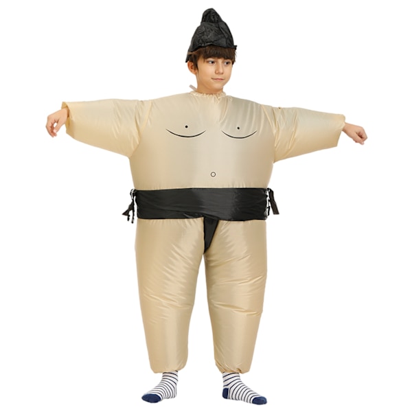 Ilmapallopainija-asu Vedenkestävä Kevyt Uusiokäyttöinen Hauska Ilmapallo Sumo Painija-asu Esityksille Lapsille (120-140 cm)
