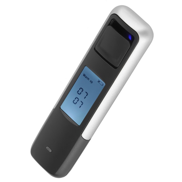 Bärbar alkomanalysator LCD-skärm Vintestare rattfyllerianalysator Blåsdetektor CSY‑006Silver