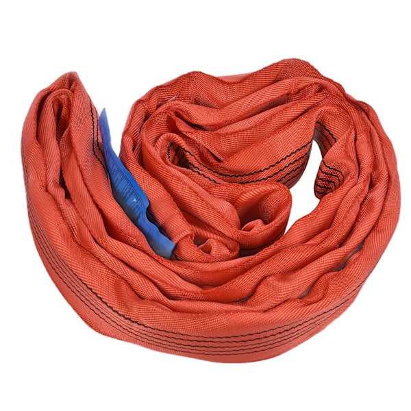 5T rund lyftsele PES Endless Loop Crane Webbing remmar Riggtillbehör Bred 75mm2 meter