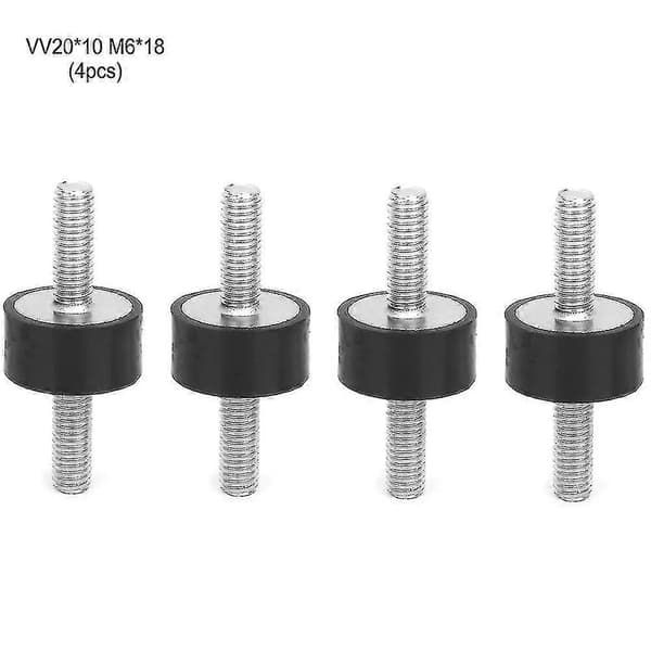 st M6 gummifester hann vibrasjonsdempende silentblock bil båtspoler (vv20*10 M6*18)-QH[LD]