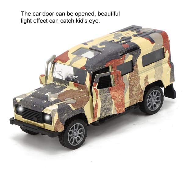 1:32 Scale High Simulation Pull Back Car Toy Kids Vehicle Model with Light Sound Type B