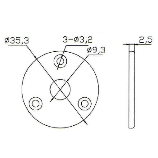 1/4\" 6,35 mm rund hunstik til elguitar guld