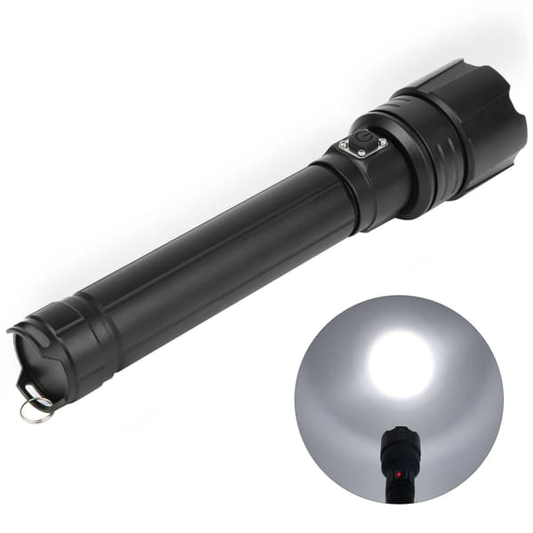 Kannettava LED-taskulamppu USB-lataus Zoom-taskulamppu 3 tilalla Hätäsoihtu