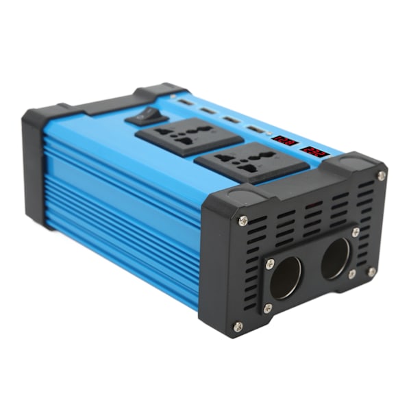 500W Modifisert Sinus Inverter Solomformer med Smart Dobbel LCD-Skjerm 4 USB 4.2A Hurtigladingsporter 12V til 220V