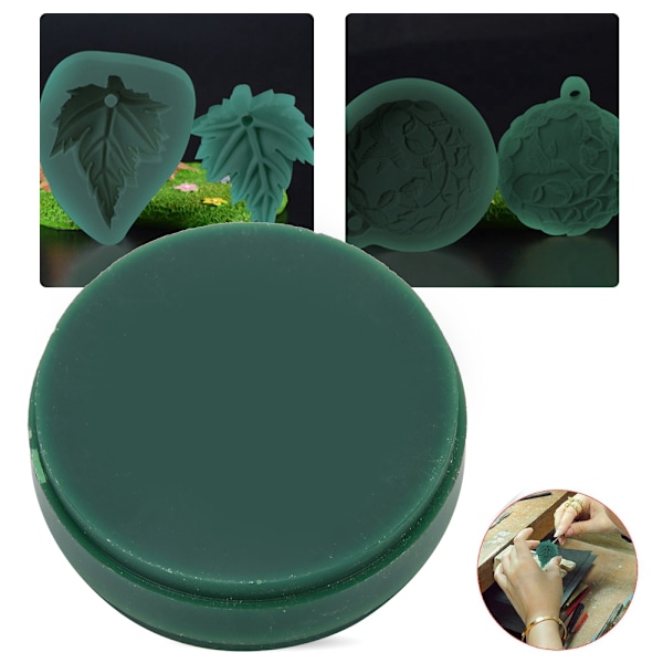 20 mm/0,79 tuuman 3D CAD CAM -suunnittelu ja -työstö, tietokoneella veistetty pyöreä pastellinväriset kaiverrusvaha työkalu koruille