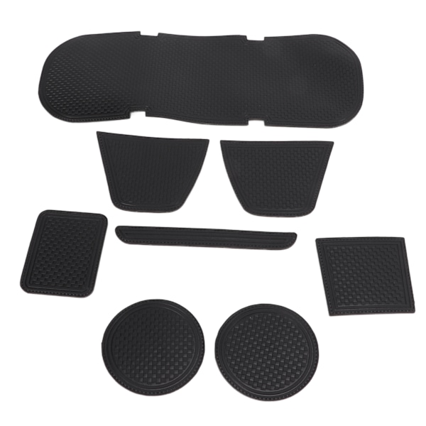 8 stk Center Console Liner Mat Svart Interiørtilbehør Erstatning for BRZ 2013-2020