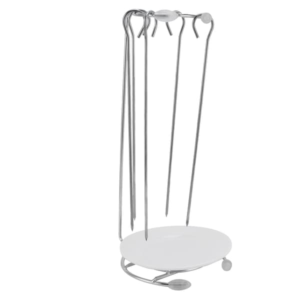 Grillspydstativ i rustfrit stål, BBQ Grill Rotisserie Kit