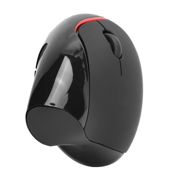 Optisk Vertikal Mus Trådløs 5D 2. generasjon Høyre Hånds Gaming Kontor Datamus 1600DPI Svart