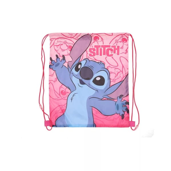 Lilo ja Stitch Disney Vaaleanpunainen urheilukassi, jumppakassi 40 cm 100
