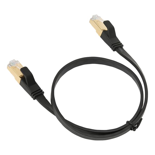 Cat 8 Ethernet Kabel 40Gbps 2000Mhz RJ45 Han Interface 0.5 meter/19.7in Ethernet Ledning til PS5 til Router