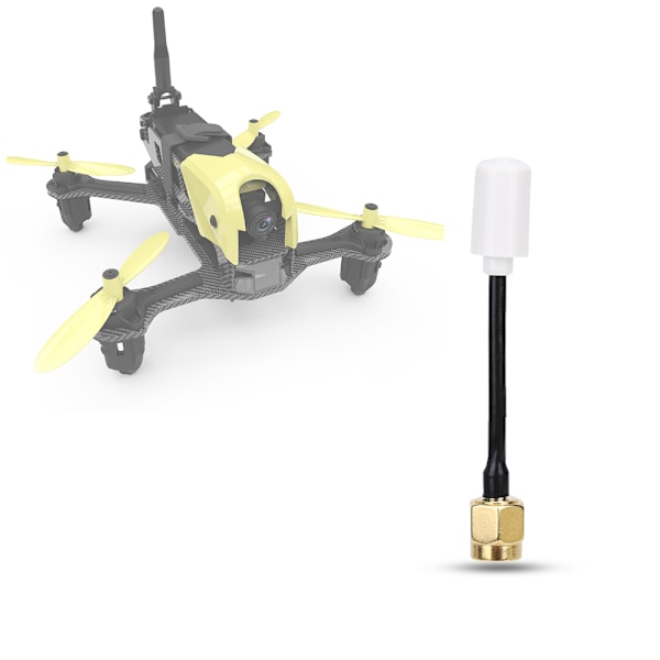 Til EMAX 5.8G Nano 3dBi Gain Cirkulært Polariseret Transmissionsantenne til FPV Racing Drones Sinistral/SMA (Intern Pin)