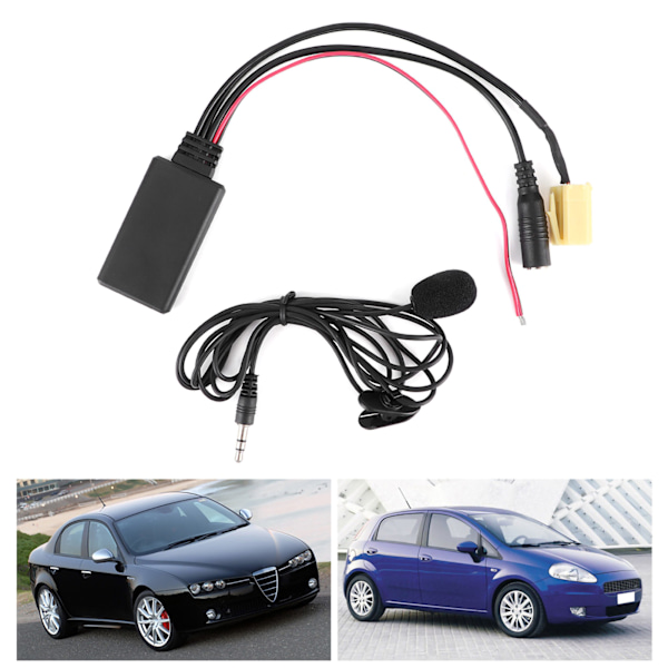 59,1 tommers Bluetooth Radio Lydkabel Håndfri Bil AUX Adapter med Mikrofon Passer til Alfa Romeo 159