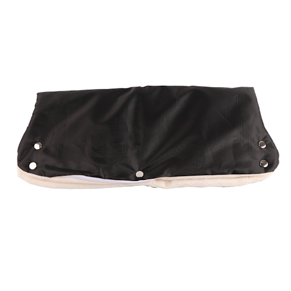 Barnevogn Håndmuffer Hold Varme Tykkere Vindtett Vanntett Sittevognhansker Barnevogn Warm Muffs for Outdoor Black
