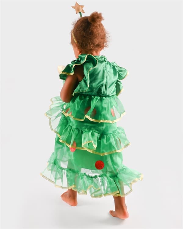 Julgran Klänning 6-8 år multifärg multicolor