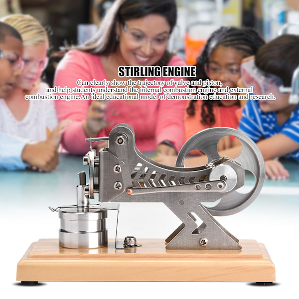 LED Luft Stirling Motor Morsom Utdanning Elektrisk Strømmotor Modell