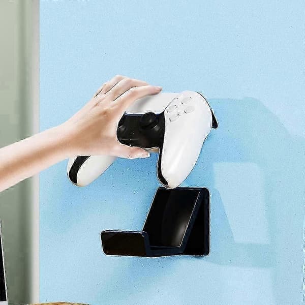 Spillkontroll Gamepad Displaystativ Hodetelefonfeste-Rack For PS5/PS4 Switch